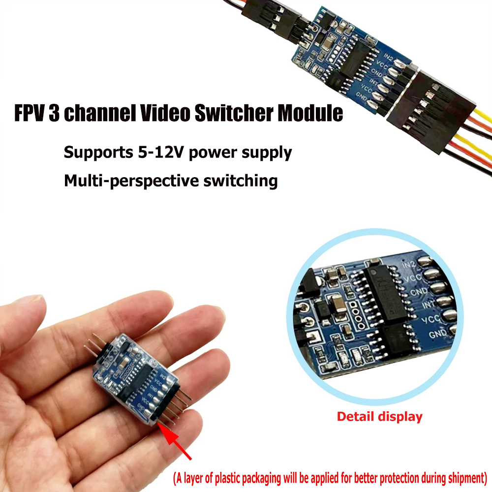 5.8G 3 Channel Video Switcher  - Drone Battery review and price