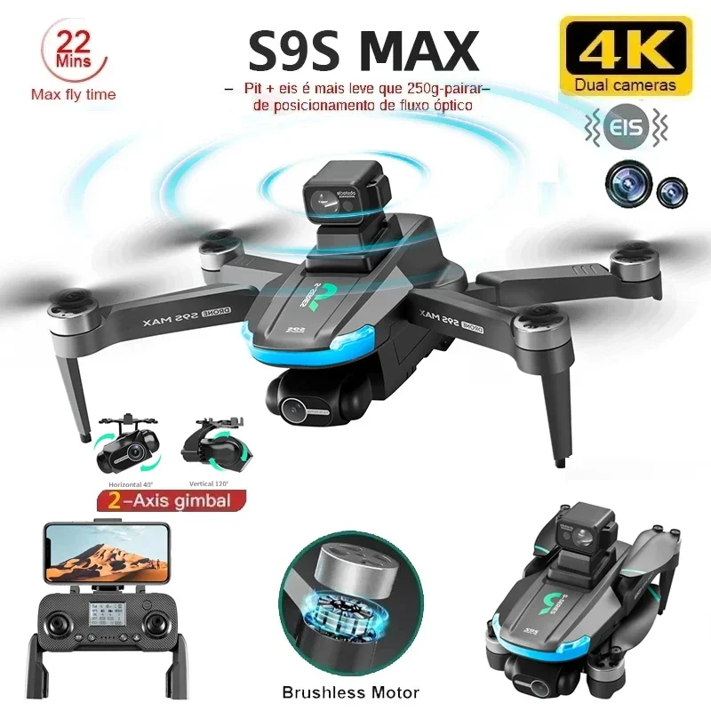 NEW S9S MAX MINI Drone 4K 2-Ax - Drone Gps Module review and price