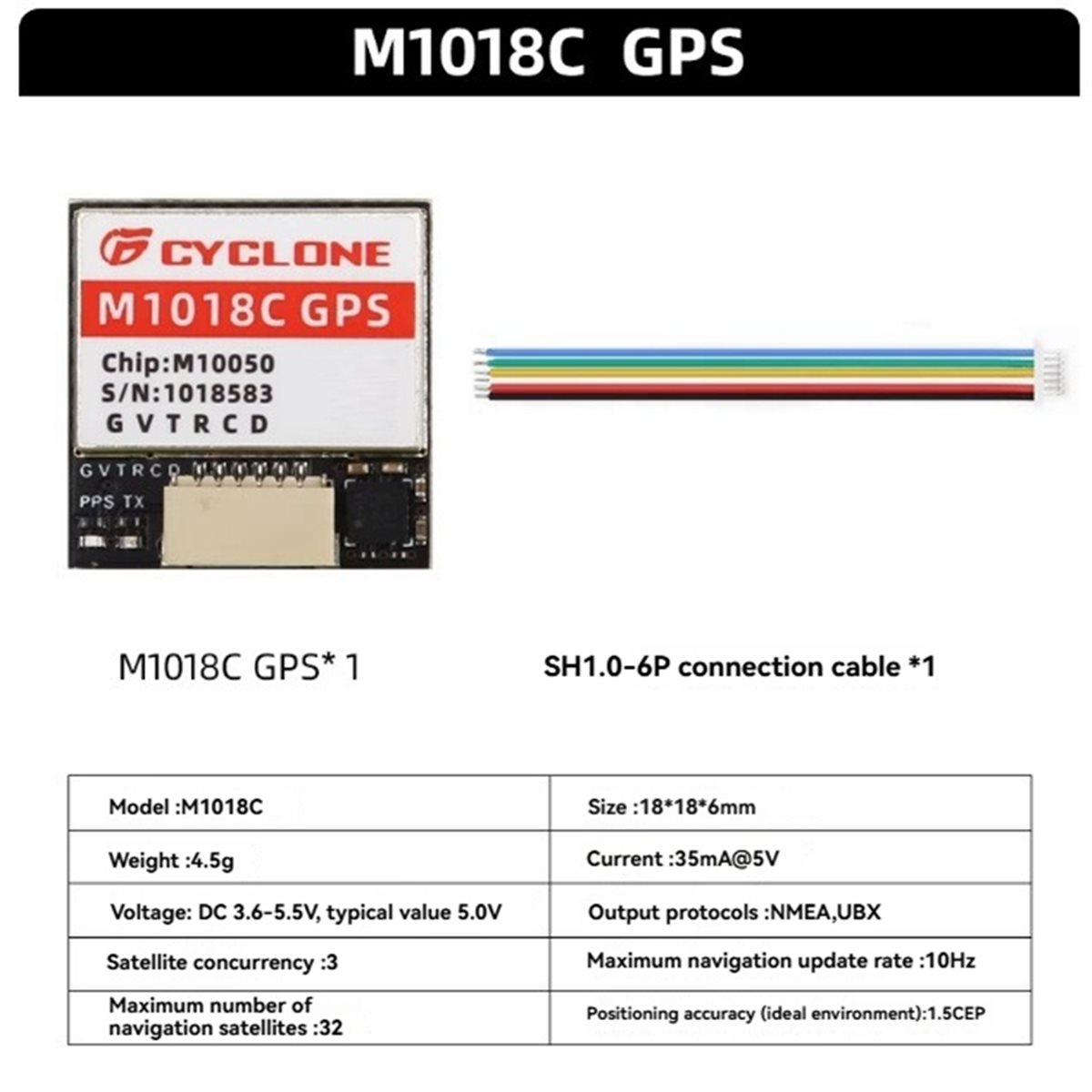 AAAE M1018C M10 GPS Module Int - Drone Compass review and price