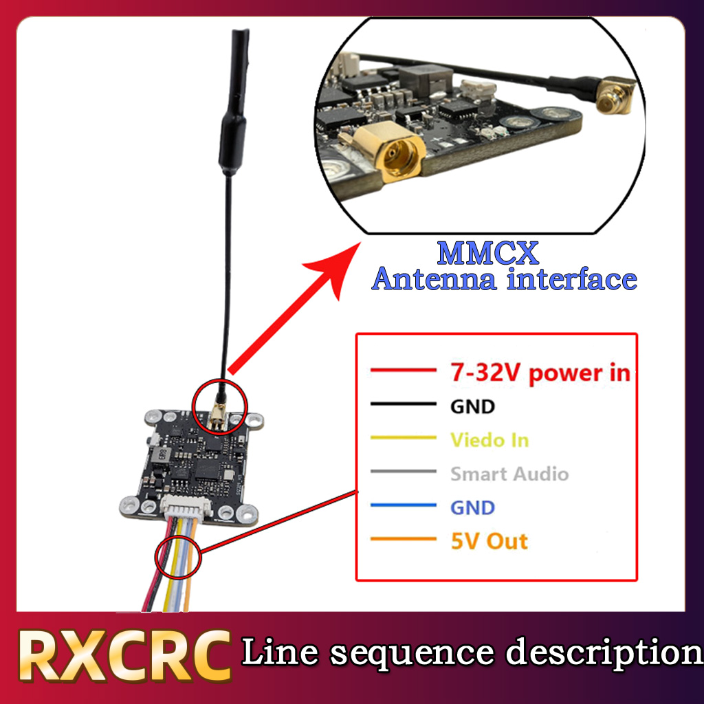 RXCRC 5.8G Module 48CH 1.6W VT - Drone Camera review and price