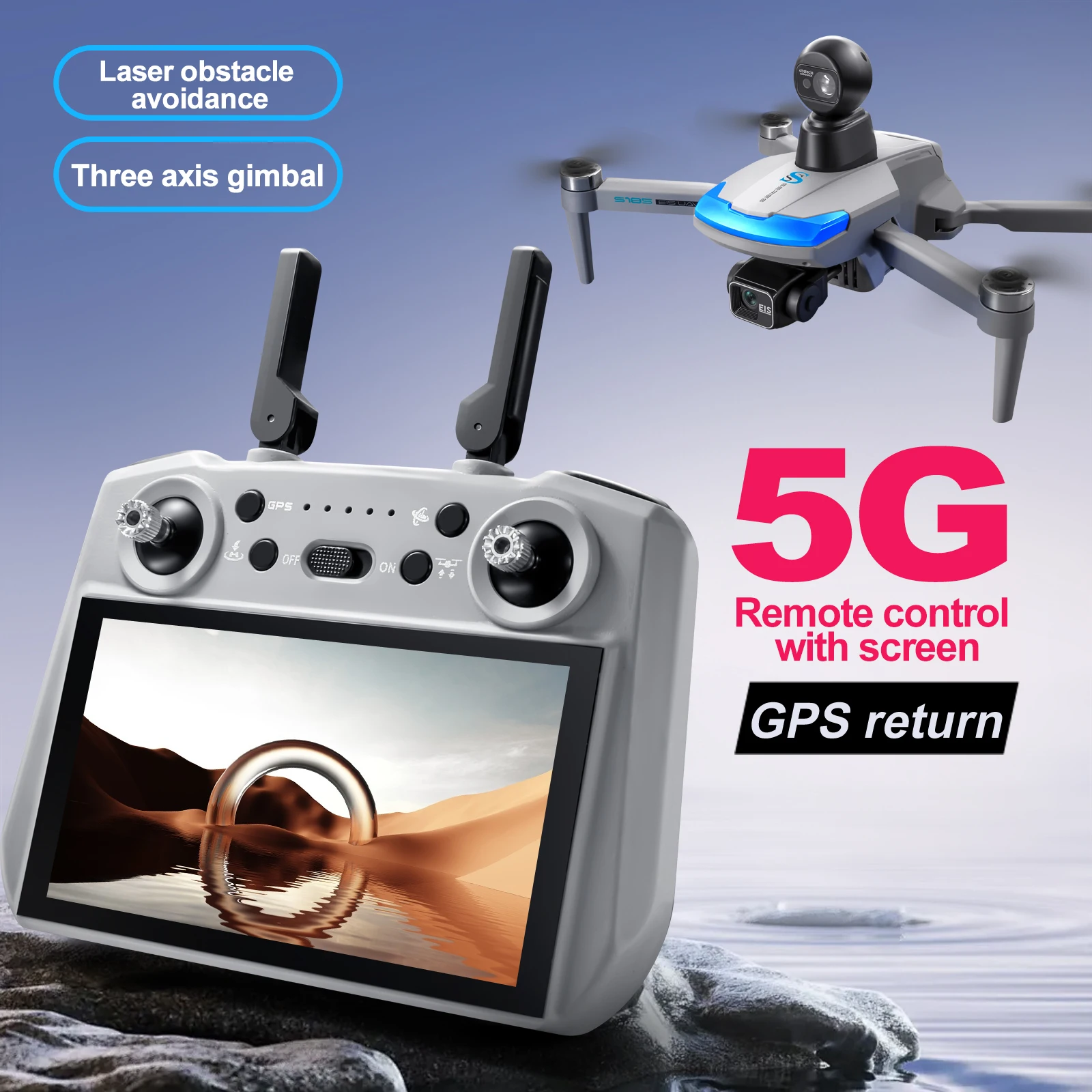 S185 Professional Drone 2.7K H - Drone Gps Mount review and price